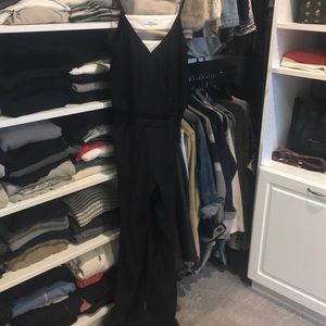 Parker silk pant romper